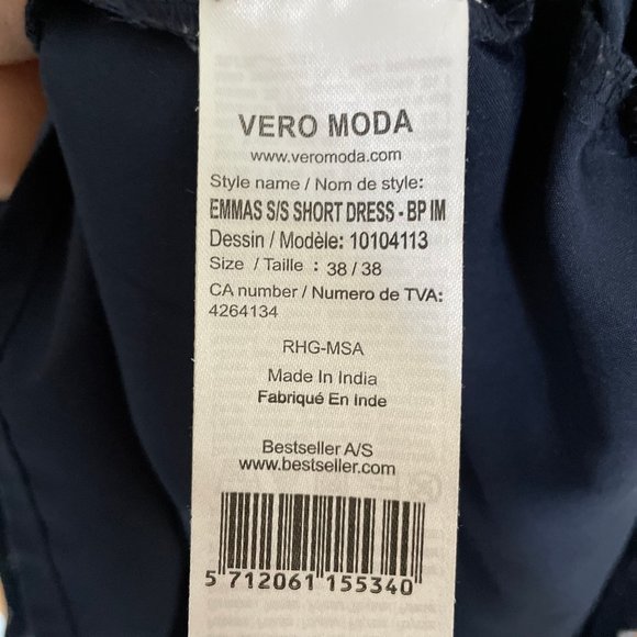 Vera Mode - Dark Blue Dress with Anchors Print - Picture 7 of 9